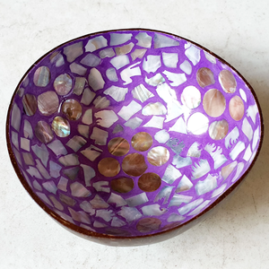 Bol en laque de noix de coco Prix raisonnable Seashell Handicraft Food Safe Custom Design From Vietnam Manufacturer - Product Image 5