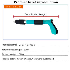 Pistolet à clous miniature de haute qualité, portable, sans fil, silencieux, pour clous à béton - Product Image 5