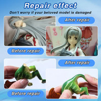 Adhésif Gel Transparent Zhanlida3g pour Modèles et Figurines, Compatible GK LEGO, Non Corrosif, Anti-Jaunissement, Séchage Rapide, Adhésif Artisanat