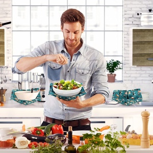 100% פוליאסטר כותנה מיקרוגל בטוח סיר מזון מרופד מפנק עבור מרק קערת מחבקים מחזיקי חם רפידות עמיד אספקת מטבח - Product Image 5