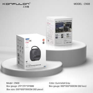Station d'alimentation portable unique de 600 W, compatible AC/DC, avec charge sans fil et lampe torche pour activités de plein air - Product Image 6