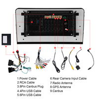 Podofo pour Mercedes-benz ML-Class W164/GL-Class X164 7 ''Android Car Radio Para Auto2 + 64 Wireless Carplay/Android Auto GPS/WiFi