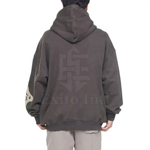 Meilleur style hommes 6XL sweat à capuche surdimensionné Pakistan fabricant pour bouffée impression fermeture éclair vente chaude couleur unie haute personnalisé hiver - Product Image 5