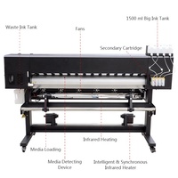 Plóter de Impresión de Sublimación LOCOR Easyjet de 1.6m/1.8m, Impresora Ecosolvente de Gran Formato con Cabezal de Impresión XP600 I1600 I3200 DX5 DX7