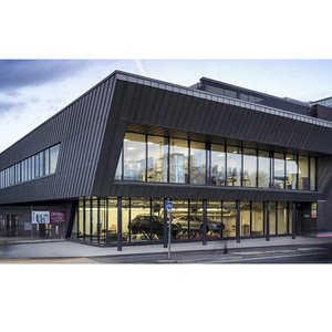 Diseño de Muro Cortina de Vidrio con Estructura de Acero Prefabricada para Centros Comerciales y Salas de Exposiciones - Product Image 6