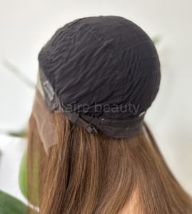 Peluca de Cabello Humano Europeo Virgen con Línea de Cabello Natural, Color con Mechas, Cutícula Alineada, Peluca con Frente de Encaje HD 13x4, Peluca de Seda - Product Image 5