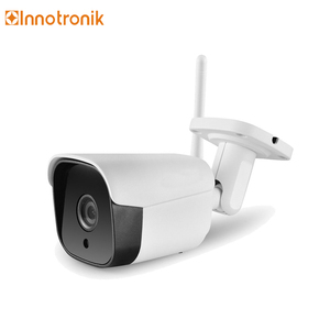 Innotonik kamera pengawas CMS 2MP, kamera peluru P2P Nvr Poe luar ruangan antiair DC 12V putih - Product Image 2