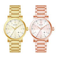 Montre classique à bracelet en diamant Montres de luxe pour homme en cuir avec logo personnalisé et cadran arabe