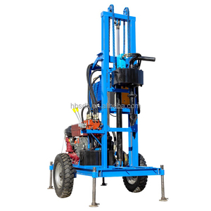 Bán nóng 150 m Máy khoan lỗ khoan 150 mét sâu tự động Giàn Khoan thủy lực 22hp động cơ diesel hộp số quay khoan borewell - Product Image 1