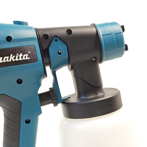 Pour pulvérisateur de peinture sans fil <span class=keywords><strong>Makita</strong></span> Style <span class=keywords><strong>18V</strong></span>, pistolet de pulvérisation électrique avec réservoir de 800 ml, 4 options de buses - Product Image 6