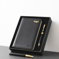 Bloc-notes promotionnel à couverture rigide Journal Notebook Print logo Business Notebook and Pen Set