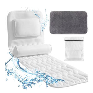 SUREWALHOME Oreiller <span class=keywords><strong>de</strong></span> <span class=keywords><strong>bain</strong></span> ergonomique <span class=keywords><strong>Matelas</strong></span> <span class=keywords><strong>de</strong></span> <span class=keywords><strong>bain</strong></span> complet Tapis <span class=keywords><strong>de</strong></span> baignoire avec oreiller Coussin <span class=keywords><strong>de</strong></span> baignoire avec ventouses antidérapantes - Product Image 6