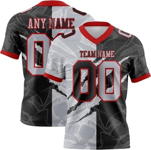 Hot Selling Short Sleeve Football Wear for Men Breathable Quick Dry Sportswear Soccer Jersey with Logo Name and Custom Printing - Product Image 3