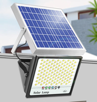 Lampe solaire de rue extérieure avec affichage du niveau de la batterie, éclairage LED solaire, étanche IP67, style rétro pour cour extérieure