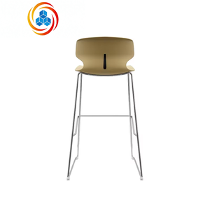 Taburetes de Bar Modernos, Coloridos, Duraderos, que Ahorran Espacio, de Plástico, Multiusos, para Cafeterías, Bares y Hogares - Product Image 2