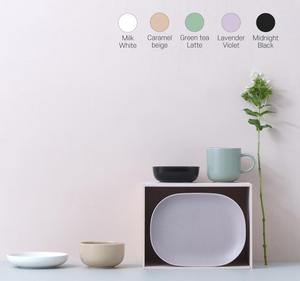 Korea Luxury Ceramic Dinnerware Set 4-Piece <b>Porcelain</b> Handmade Handmade sturdy food-safe long-lasting trusted healthy - Product Image 3