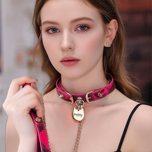 Collar Térmico Sensible al Calor con Estampado <span class=keywords><strong>de</strong></span> Sakura para Adultos, Juguete Sexual, <span class=keywords><strong>Castigo</strong></span>, Juego <span class=keywords><strong>de</strong></span> Roles BDSM, Collar para Perros que Cambia con la Temperatura - Product Image 1