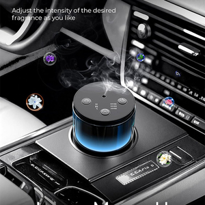 Modern Waterless Black Mini <b>Diffuser</b> USB Battery 8-Color LED Lights 600 Sq ft Coverage Auto Shutoff Room Home Car Essential <b>Oil</b> - Product Image 6