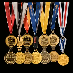 Manufacturer Custom Medal Chess Medallion Marathon Sport Running Soccer Coin Medal 3D Blank Metal Karting Cheerleading Medal