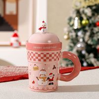 Mug en céramique magnétique créatif, moderne et minimaliste, double paroi, résistant aux hautes températures, grande capacité, compatible micro-ondes