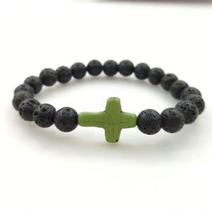 Pulsera de Piedra Natural con Cuentas de Vidrio Coloridas, Amuleto de Protección, Artículo de Alta Rentabilidad, Fabricación Personalizada - Product Image 3