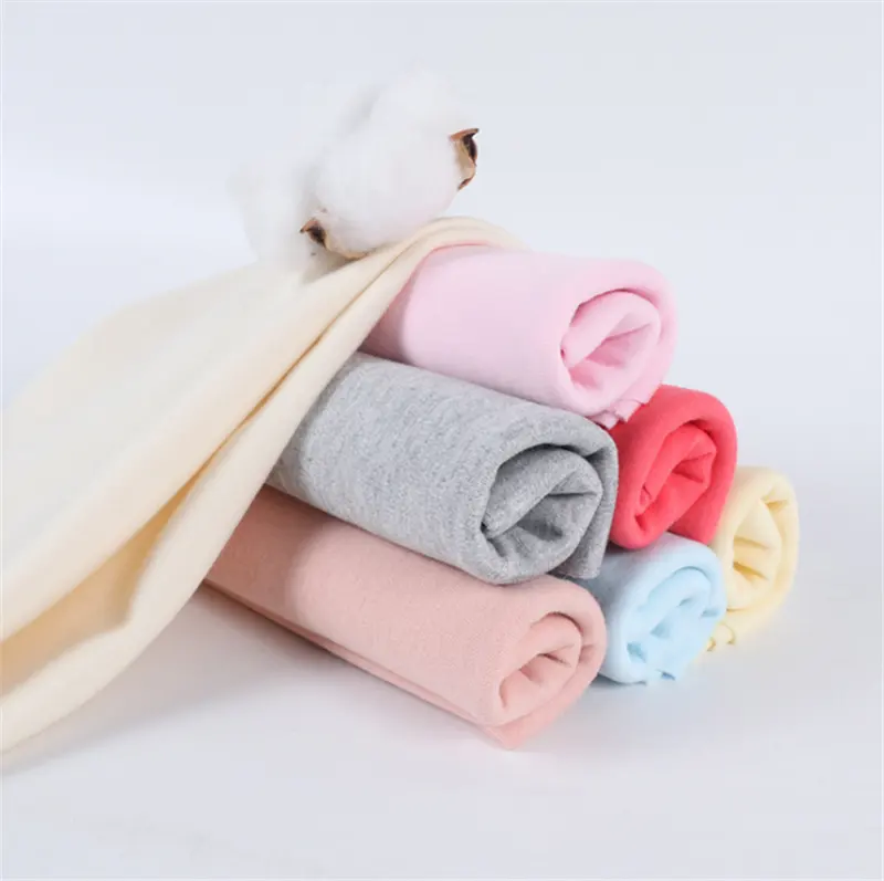 32s organic cotton knit jersey fabric for baby cloths friendly 100 organic cotton fabric for children
