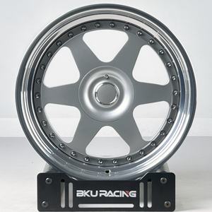Pour Ferrari F355 360 <span class=keywords><strong>456</strong></span> 328 550 599 612 F430 F50 F40 2 pièces roue forgée 18 19 20 pouces plat profond 5x108 jante en alliage classique - Product Image 2