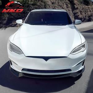 Alerón Delantero Estilo Track Pack para Tesla Model S 2021-2025, Impresión de Fibra de Carbono, Kit de Carrocería de Alta Calidad - Product Image 3