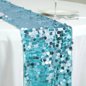 <span class=keywords><strong>Chemin</strong></span> <span class=keywords><strong>de</strong></span> <span class=keywords><strong>table</strong></span> rectangulaire <span class=keywords><strong>turquoise</strong></span> à paillettes <span class=keywords><strong>de</strong></span> 12 x 108 pouces, grand <span class=keywords><strong>chemin</strong></span> <span class=keywords><strong>de</strong></span> <span class=keywords><strong>table</strong></span> à paillettes pour fête, anniversaire, décoration d'Halloween - Product Image 5