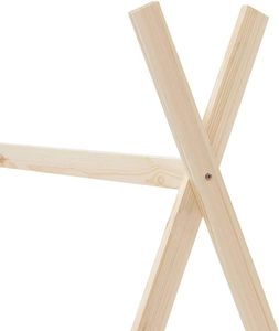 Cama de casa para niños Cama de madera de pino Cama para niños Niños <span class=keywords><strong>Adolescentes</strong></span> Bebé Niño Niñas Niños Dormitorio Marrón - Product Image 6