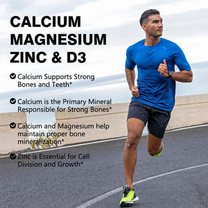 मजबूत हड्डियों और दांतों के लिए विटामिन डी 3 और जिंक आहार पूरक के साथ निजी लेबल कैल्शियम मैग्नीशियम नरम कैप्सूल - Product Image 5