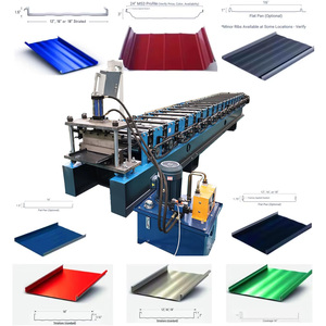Roofing Sheet <b>Clip</b> Standing Seam Roll Forming Machine Roofing Panel <b>Roller</b> Portable Snap Lock Standing Seam Machines - Product Image 2