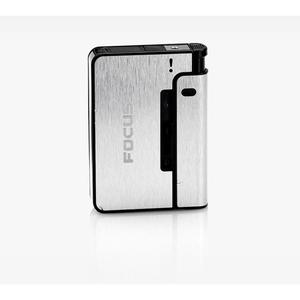 Bán buôn 10 cái mỏng sáng tạo độc đáo designmetal thuốc Lá Trường hợp với chủ nhẹ hơn - Product Image 5