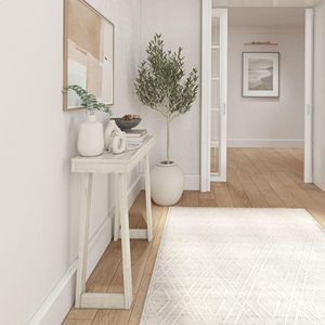 Bàn gỗ rắn, bàn ghế sofa 36 inch, Bàn lối vào hẹp cho hành lang, phía sau ghế dài, phòng khách, tiền sảnh, lắp ráp esy - Product Image 6