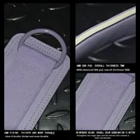 Valeo Fitness Attelle de cheville pour entraînement des jambes, entraîneur de hanche, anneau de pied, sangle de jambe, bande élastique, modèle de machine Lat 006, unisexe