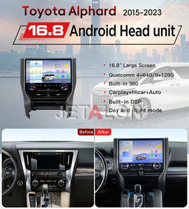 Autoradio Android 16,8 pouces tout neuf pour Toyota Alphard 30 2015-2023 <span class=keywords><strong>A30</strong></span> Mis à niveau vers 40 CarPlay Lecteur vidéo GPS Stéréo 4G WIFI - Product Image 3