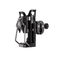 Porte-bouteille antivol auto-adaptable pour moto, porte-gobelet étanche en ABS pour vélo, compatible avec les bouteilles de 50 à 80 mm