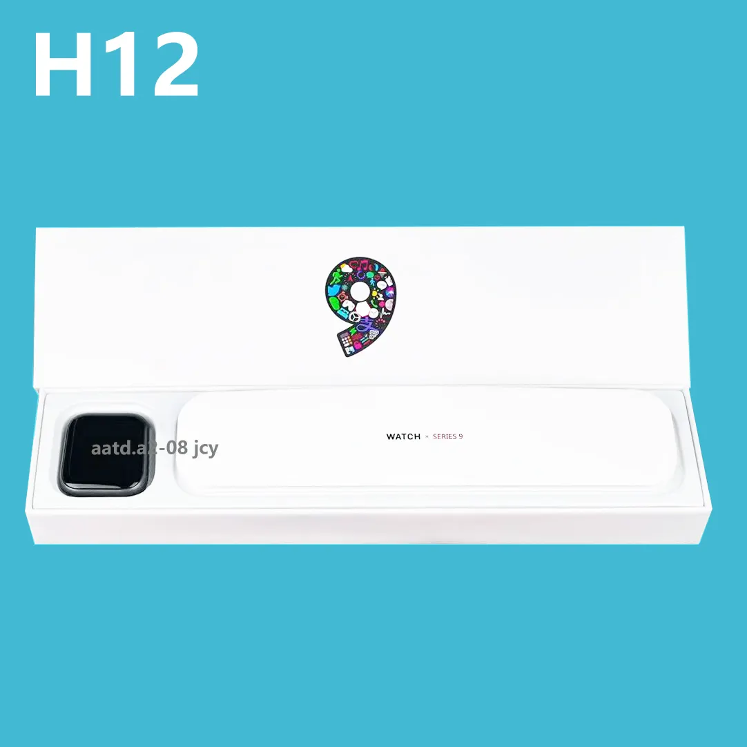 Reloj inteligente de alta calidad H12 Ip68 resistente al agua Serie 9 Smartwatch 4GB RAM Pago sin conexión Navegación en línea Música incorporada H12pro