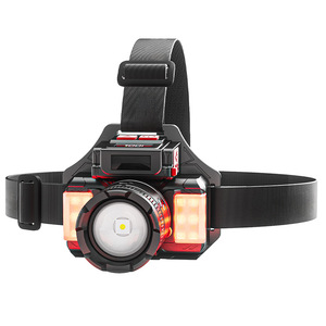 7-Mode High LM LED Rechargeable Portable Spotlight <b>Emergency</b> Work <b>Light</b> Dual Side <b>Lights</b> Belt Camping Home Outdoors Custom Logo - Product Image 6