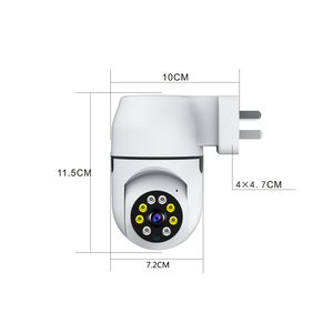 Ampoule Wifi <span class=keywords><strong>V380</strong></span> caméra panoramique cachée 1080p Hd support de lampe sécurité à domicile projecteur sans fil caméra - Product Image 2