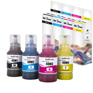 Mực Điện T49M T49M1 Cao Cấp Màu Tương Thích Số Lượng Lớn Chai Nước Dựa Trên Refill Tinta Thăng Hoa Mực Cho Epson F570 F170 Máy In - Product Image 1