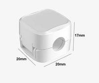 Clips magnétiques durables en ABS pour câbles, 6 pièces - Organisateur de câbles USB auto-adhésif pour bureau, mur et voiture, support de câbles de données sans résidus