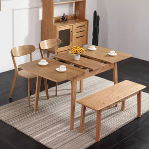 <span class=keywords><strong>Table</strong></span> à Manger Extensible et Relevable Automatiquement, Style Nordique, pour Réceptions - Product Image 1