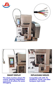 Hiệu quả cao bán tự động đa lõi cáp lột và thiết bị đầu cuối Uốn Tóc bồng Máy Cáp servo Uốn Tóc bồng Tước máy - Product Image 5
