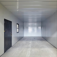 Maisons préfabriquées modulaires en acier de luxe moderne, conteneurs mobiles de 10, 20 et 40 pieds