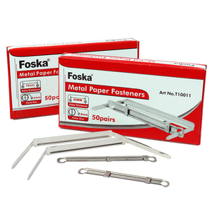 คลิปหนีบกระดาษโลหะคุณภาพดี Foska ขนาด 70 มม. 80 มม. สำหรับงานสำนักงาน - Product Image 6