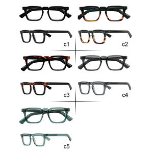 고품질 사각 남성용 이탈리아 안경테 아세테이트 안경테 블루라이트 차단 안경 남성용 안경테 - Product Image 2