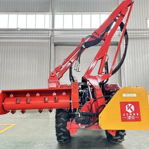 Desbrozadora de martillos de servicio pesado para tractor con enganche de 3 puntos, con brazo hidráulico y cortadora de césped lateral para bordes de carreteras - Product Image 4