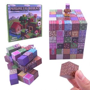 Juego de Construcción de Cubos Magnéticos Industriales Young Builder, Bloques de Construcción de Plástico Sensoriales Educativos STEM, Kit de Juguetes Creativos - Product Image 2