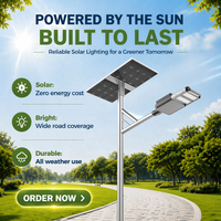 Lampe solaire LED de rue 40W, étanche IP66, type split, batterie LiFePO4, contrôleur MPPT, LED Bridgelux 3030, garantie 3 ans